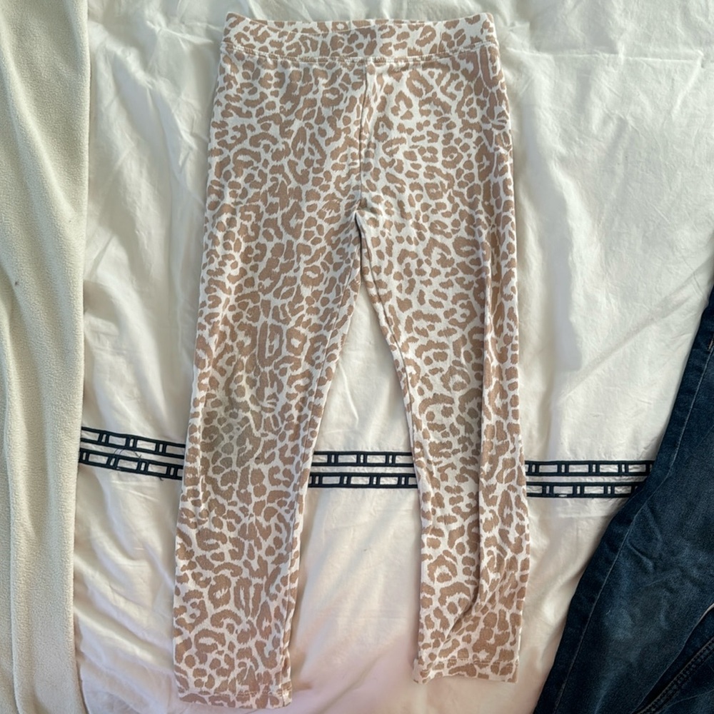 Crewcuts leopard cotton legging